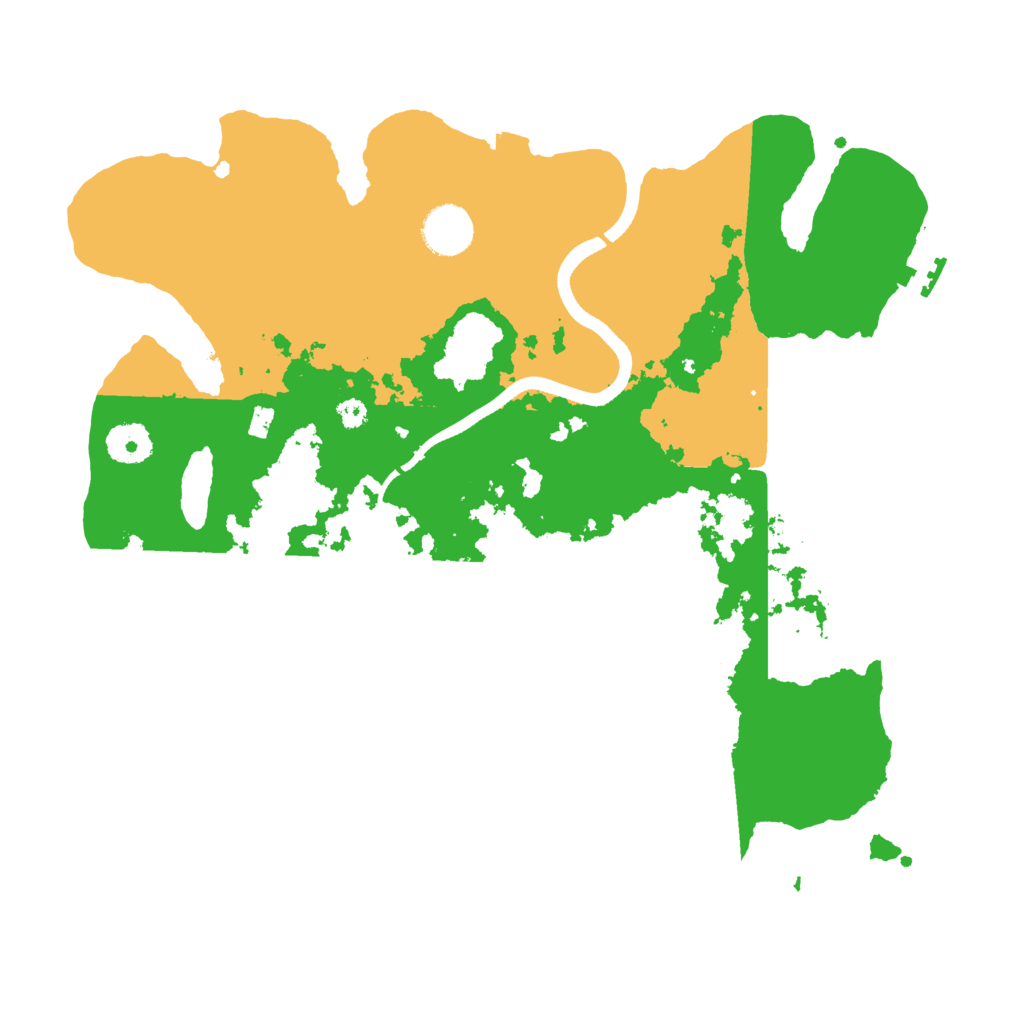 Biome Rust Map: Procedural Map, Size: 3560, Seed: 662304