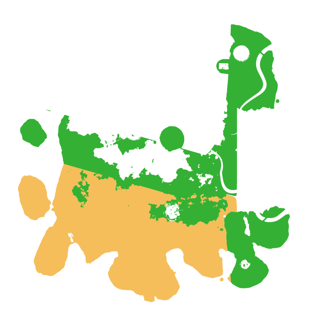 Biome Rust Map: Procedural Map, Size: 3500, Seed: 1842736156