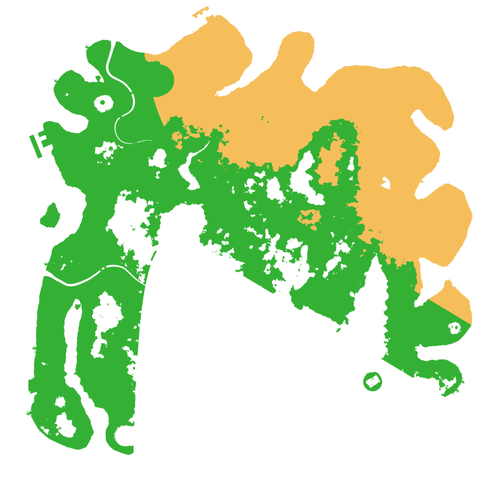 Biome Rust Map: Procedural Map, Size: 4250, Seed: 711844186