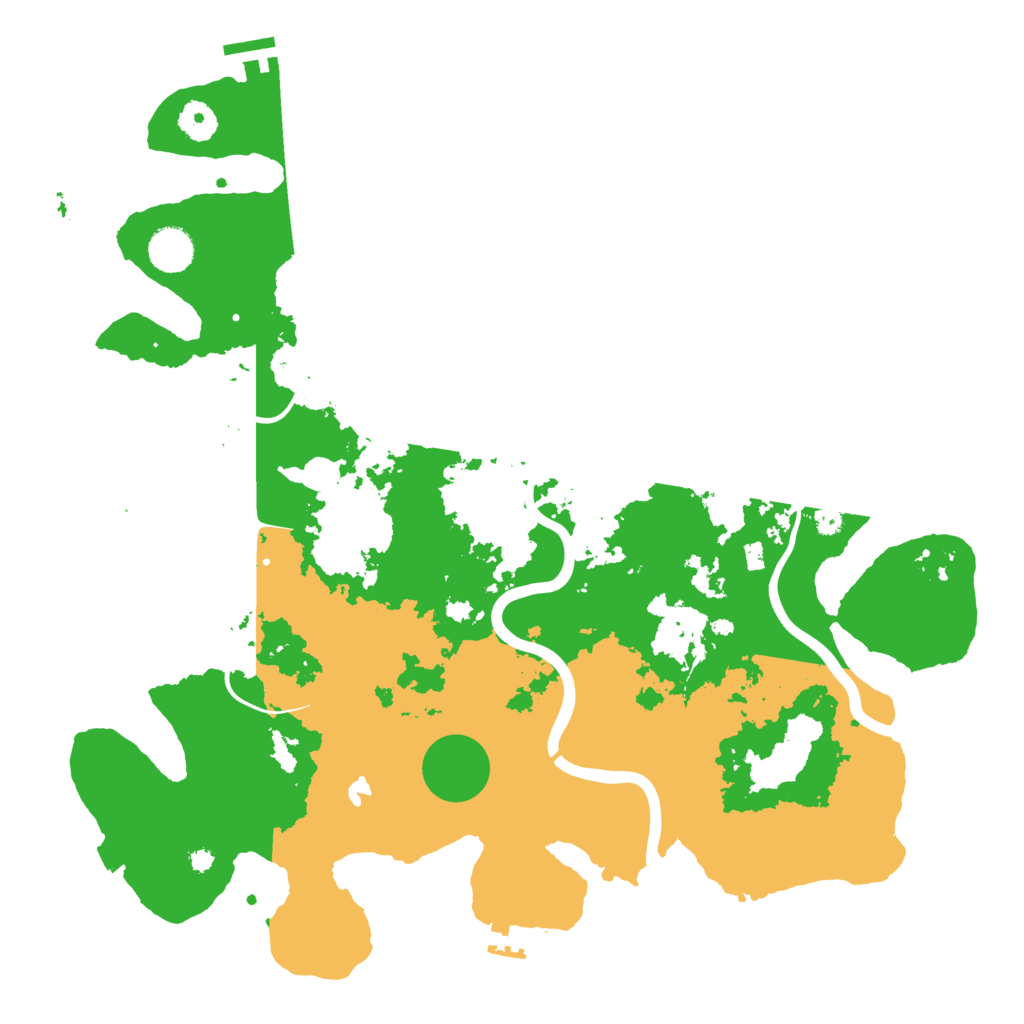 Biome Rust Map: Procedural Map, Size: 4000, Seed: 158345707