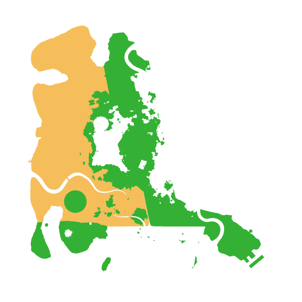 Biome Rust Map: Procedural Map, Size: 3550, Seed: 334269