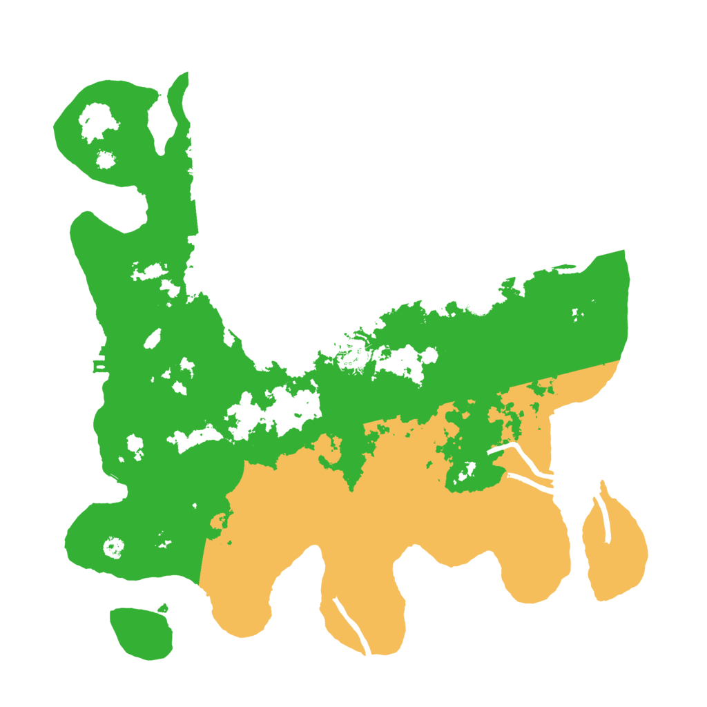 Biome Rust Map: Procedural Map, Size: 3500, Seed: 149703962