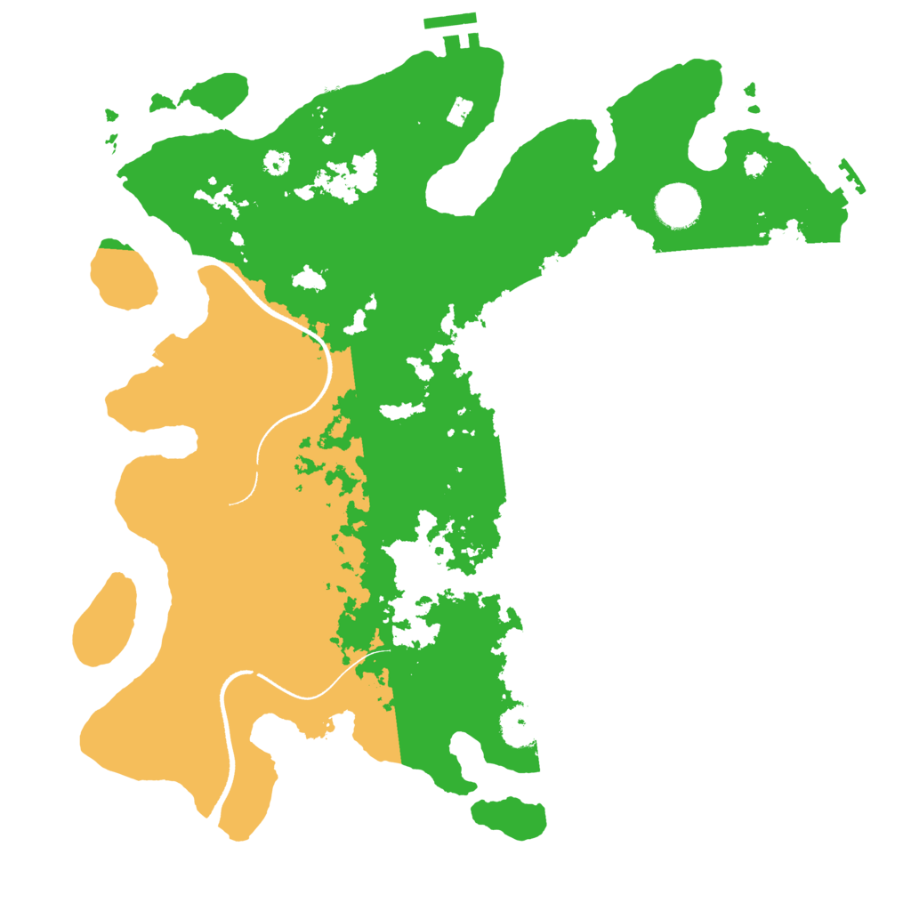 Biome Rust Map: Procedural Map, Size: 3500, Seed: 1510522182
