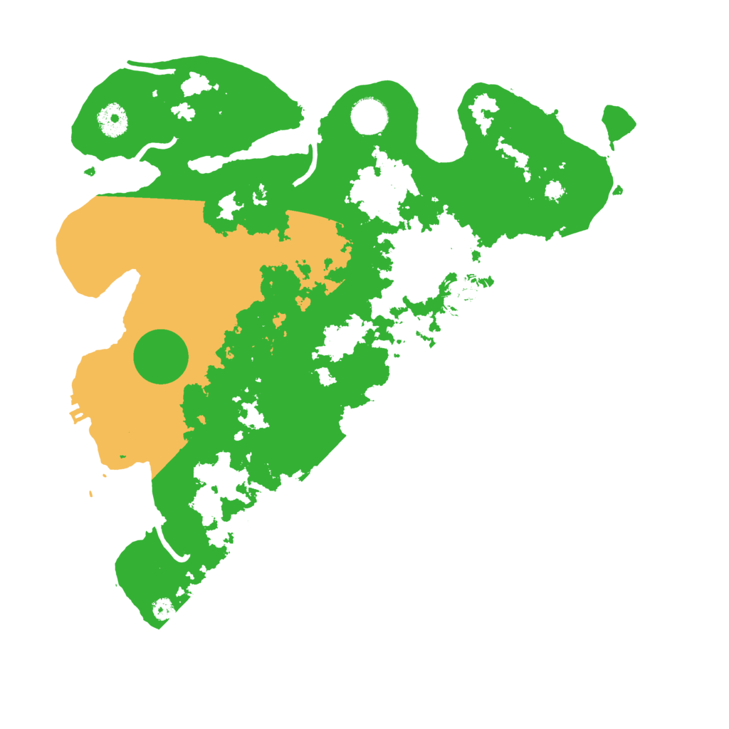 Biome Rust Map: Procedural Map, Size: 3500, Seed: 727