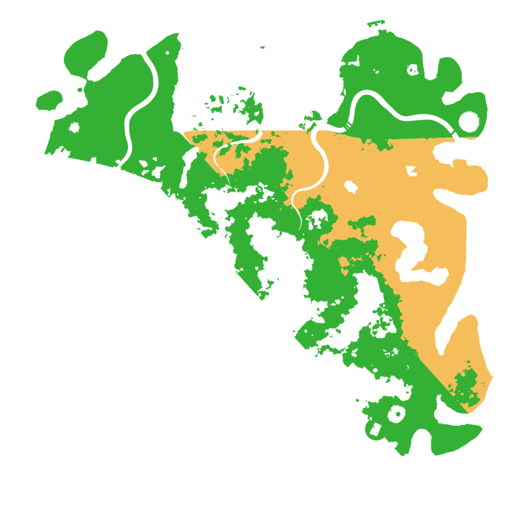 Biome Rust Map: Procedural Map, Size: 4500, Seed: 807509830