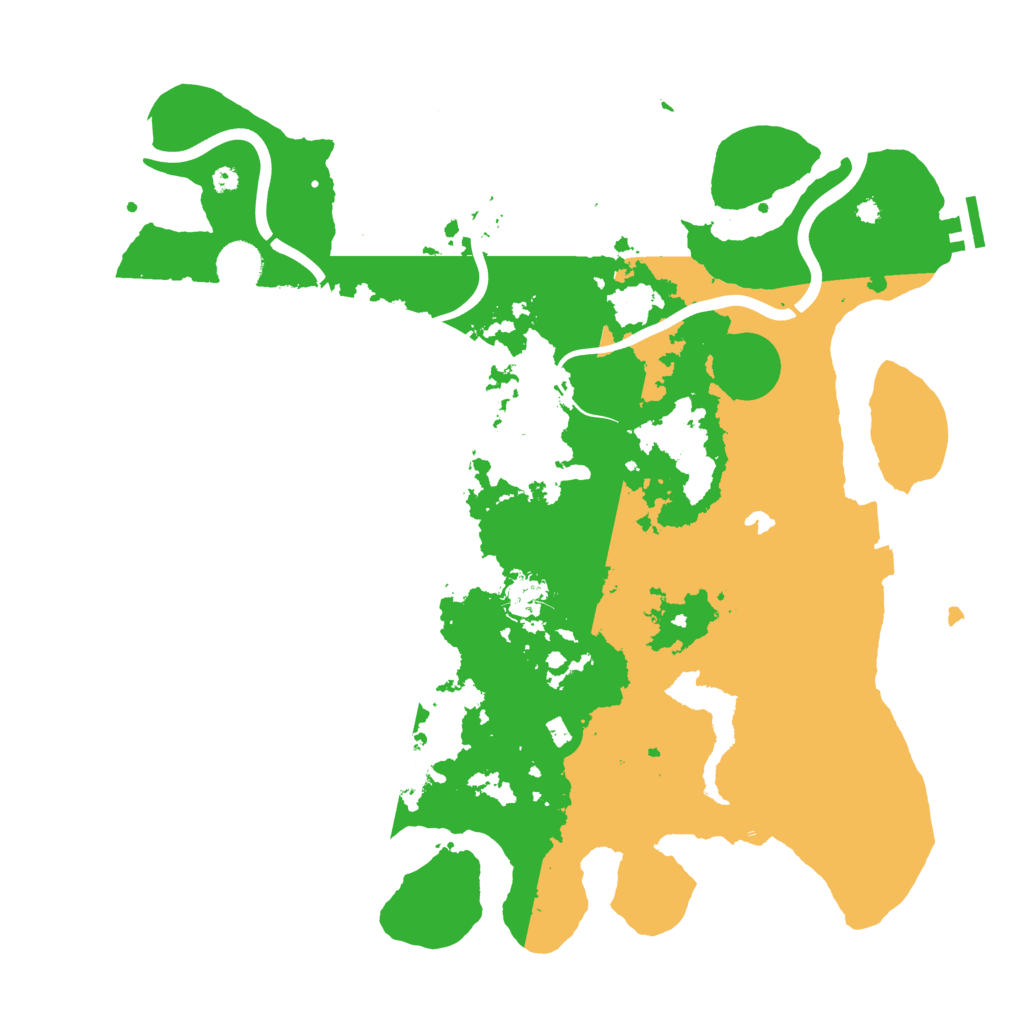 Biome Rust Map: Procedural Map, Size: 4000, Seed: 124516035