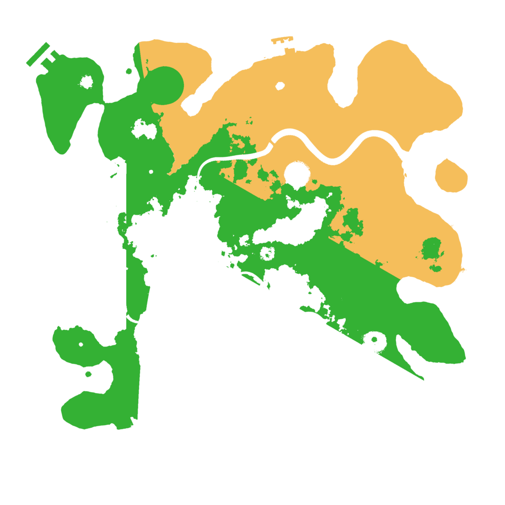 Biome Rust Map: Procedural Map, Size: 3500, Seed: 1651626053