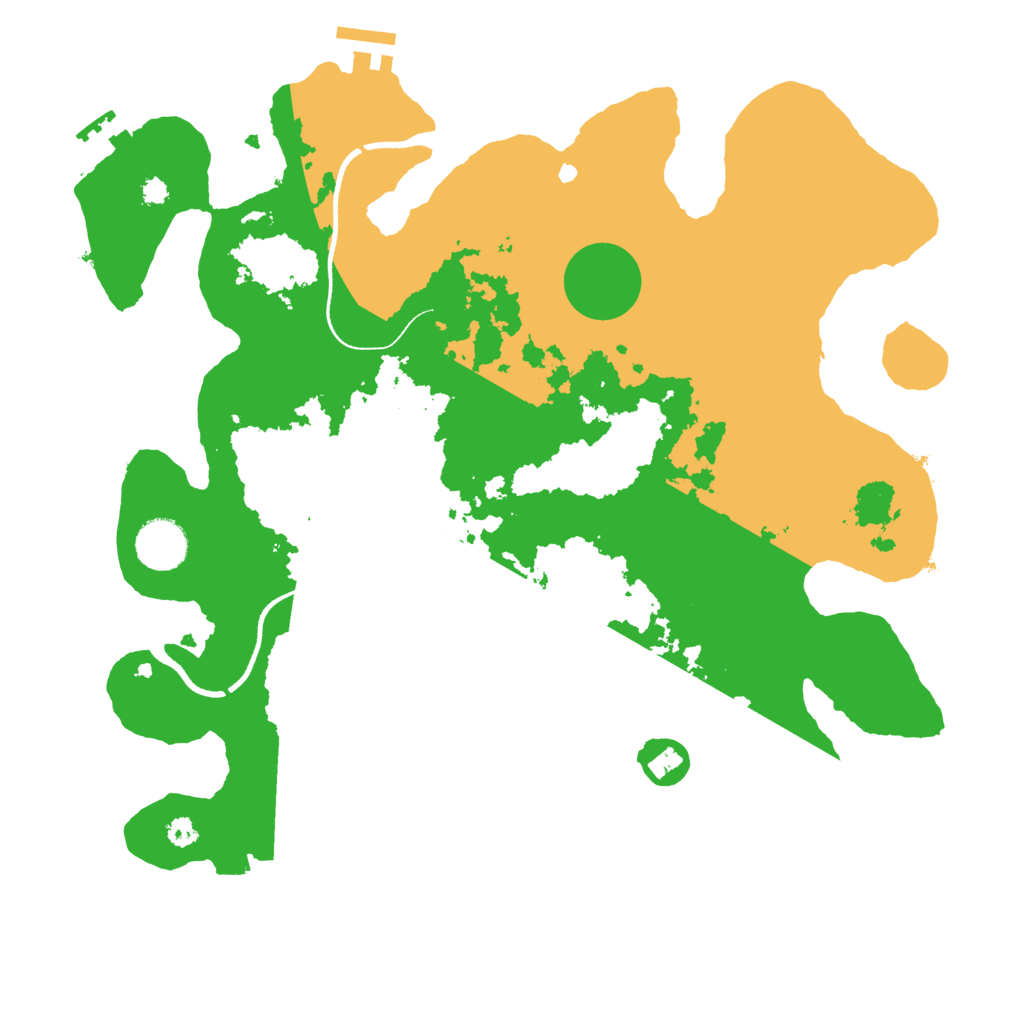 Biome Rust Map: Procedural Map, Size: 3500, Seed: 1651626053
