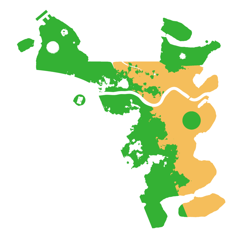 Biome Rust Map: Procedural Map, Size: 3560, Seed: 275195