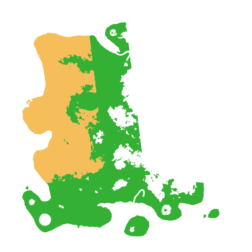 Biome Rust Map: Procedural Map, Size: 3700, Seed: 8637498