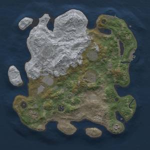 Thumbnail Rust Map: Procedural Map, Size: 3500, Seed: 31152, 17 Monuments