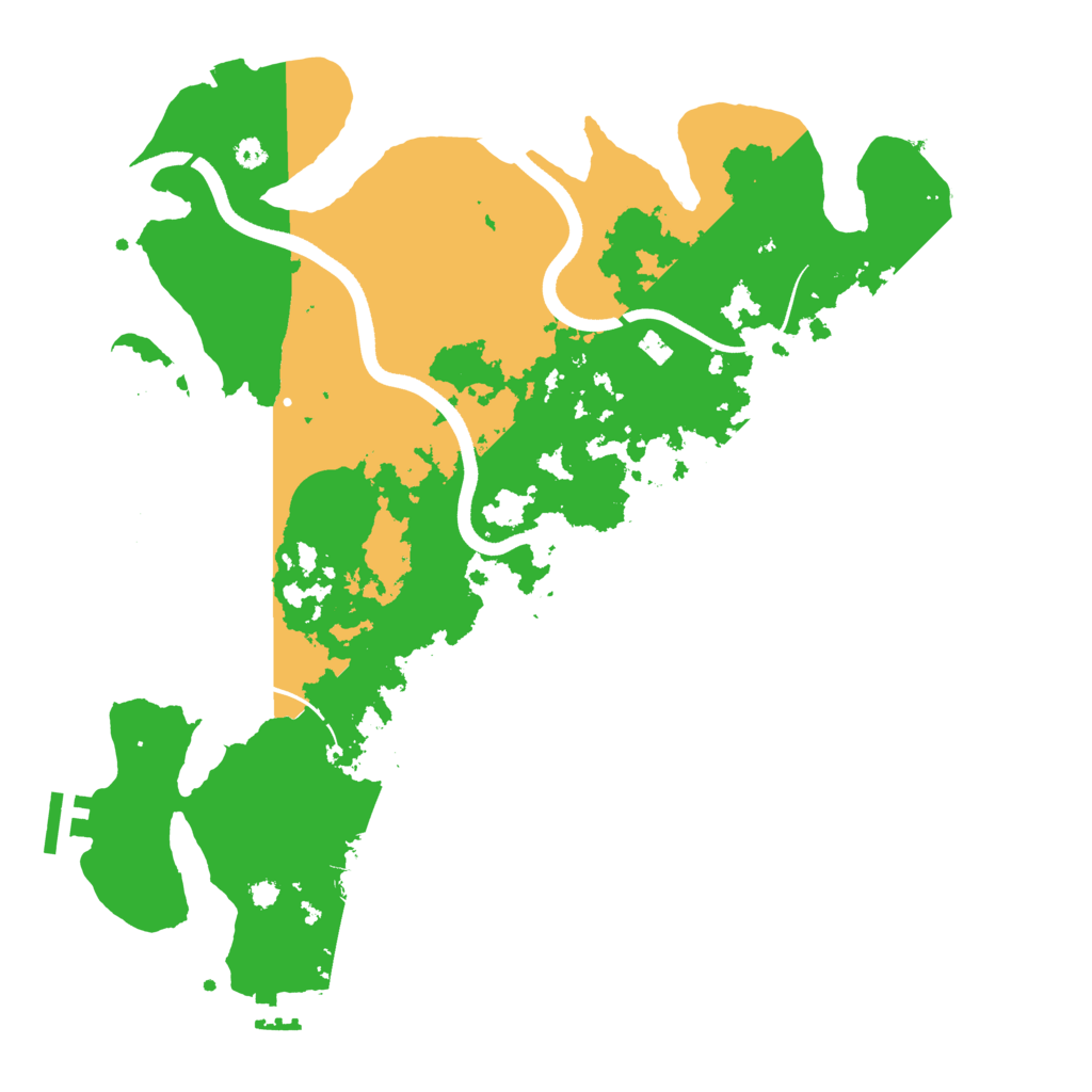 Biome Rust Map: Procedural Map, Size: 3580, Seed: 14639
