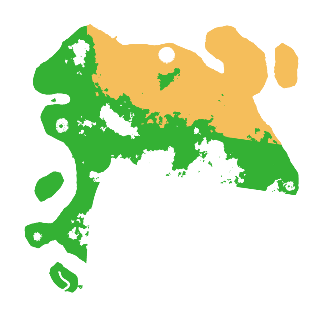 Biome Rust Map: Procedural Map, Size: 3540, Seed: 827689