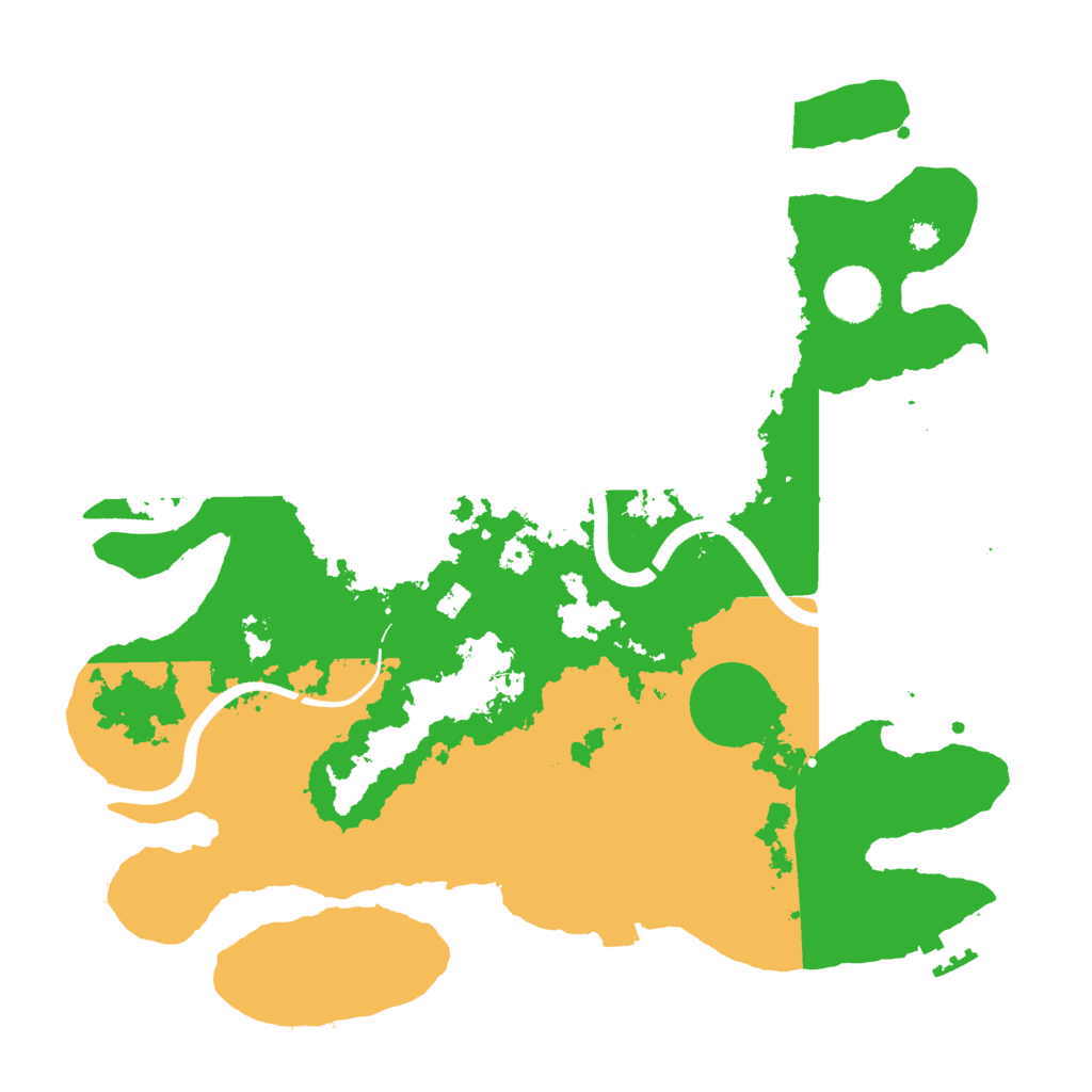 Biome Rust Map: Procedural Map, Size: 3500, Seed: 800904792
