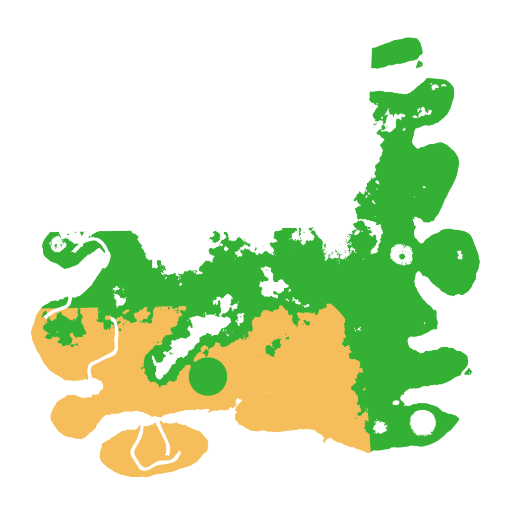 Biome Rust Map: Procedural Map, Size: 3500, Seed: 800904792