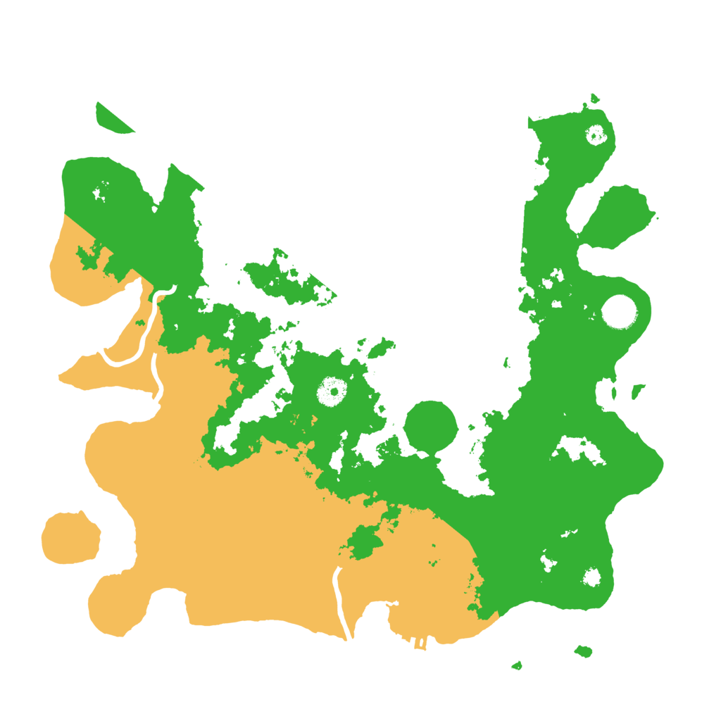Biome Rust Map: Procedural Map, Size: 3700, Seed: 1670342536