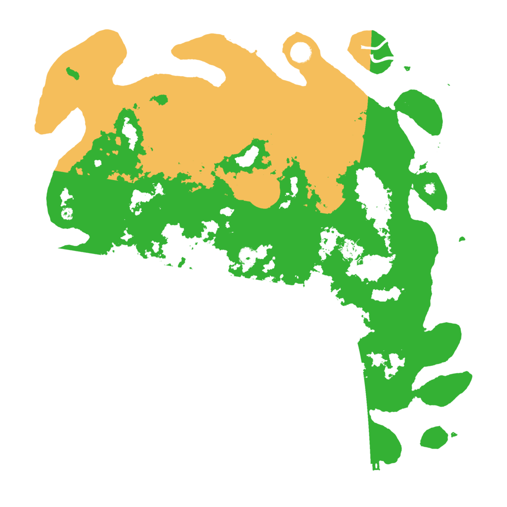 Biome Rust Map: Procedural Map, Size: 4300, Seed: 17058204