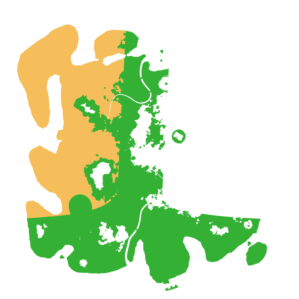 Biome Rust Map: Procedural Map, Size: 3500, Seed: 586976211