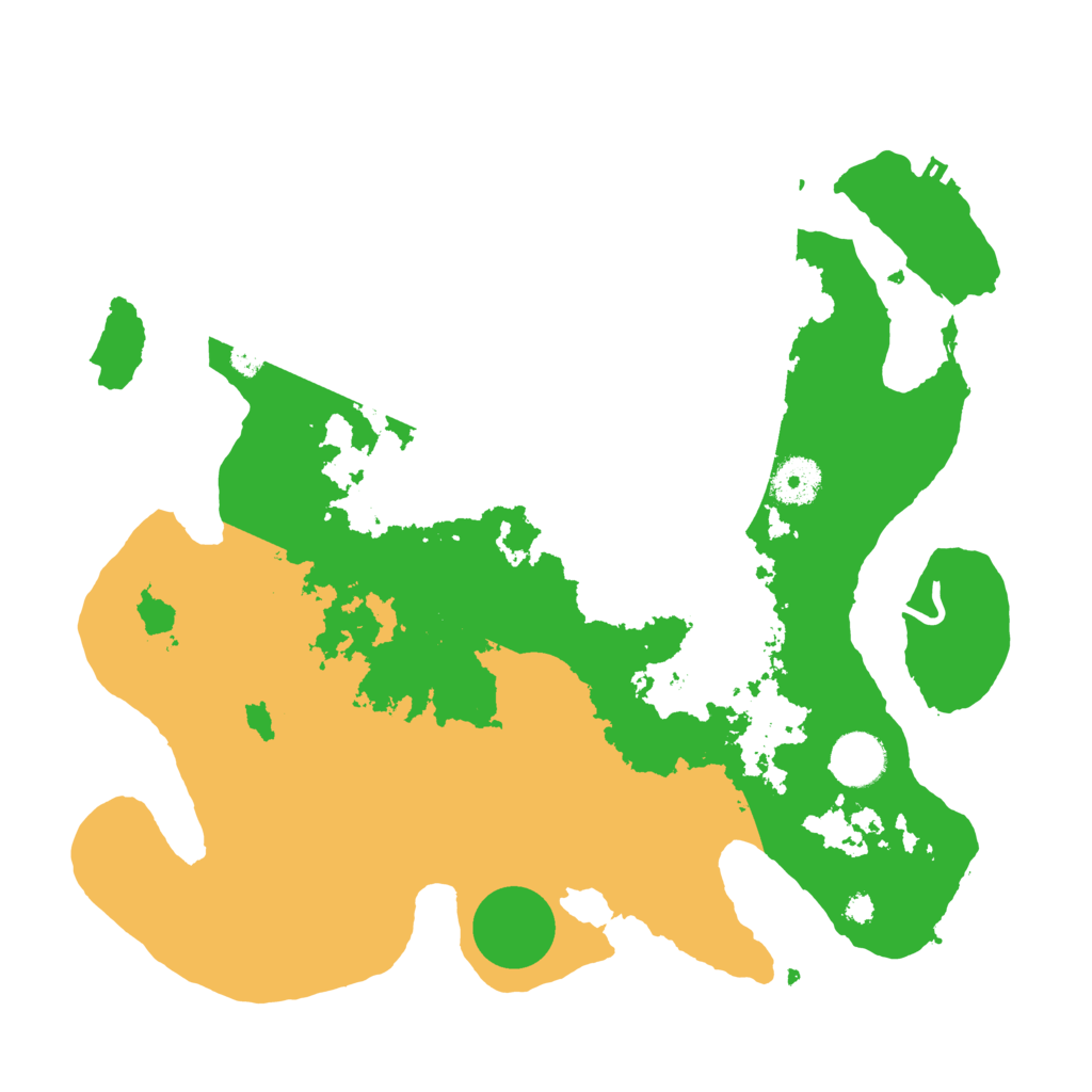 Biome Rust Map: Procedural Map, Size: 3500, Seed: 141740