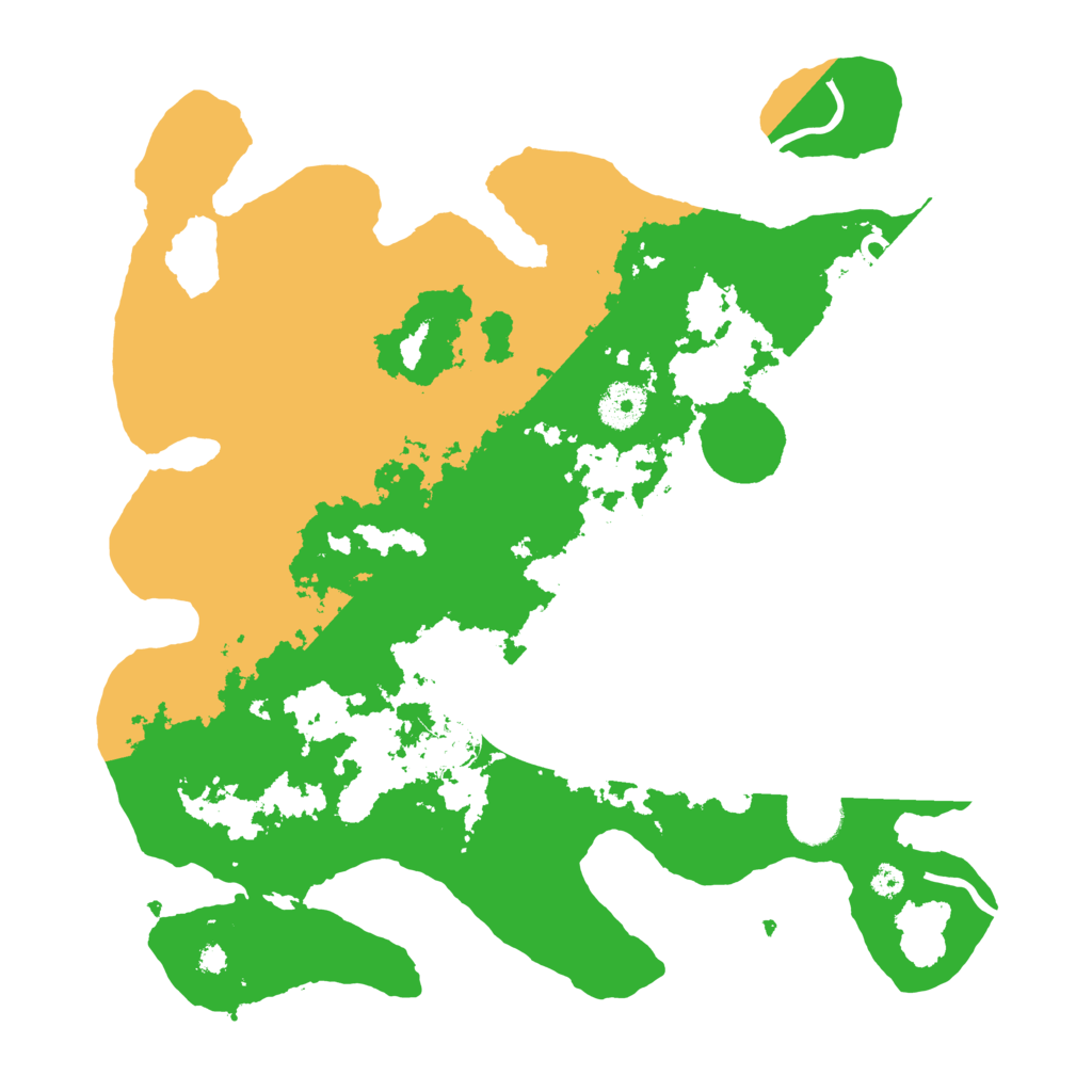 Biome Rust Map: Procedural Map, Size: 3500, Seed: 988576002