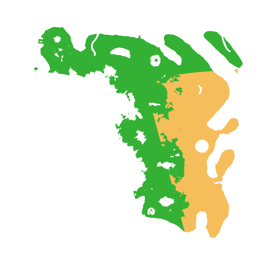 Biome Rust Map: Procedural Map, Size: 3500, Seed: 1233195236