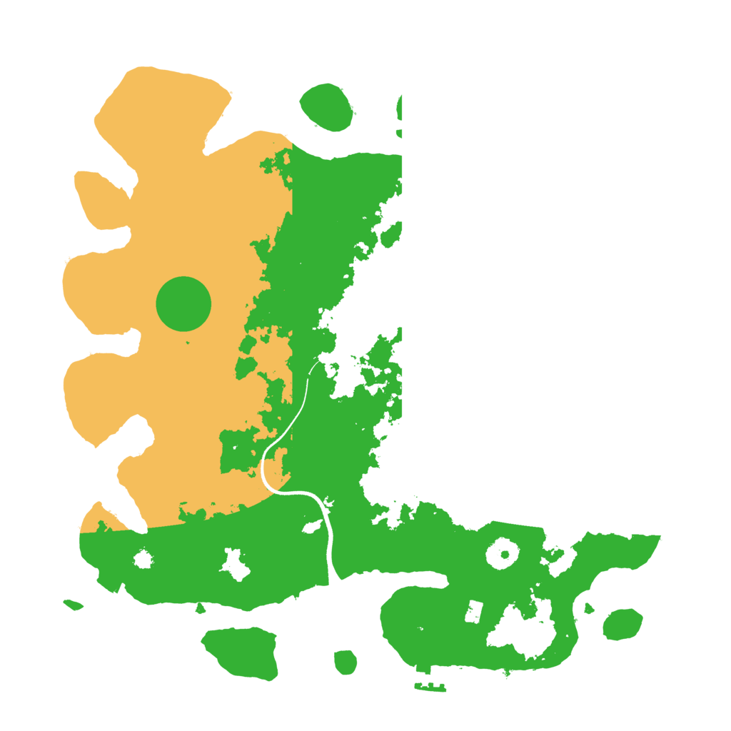 Biome Rust Map: Procedural Map, Size: 3500, Seed: 1168916409