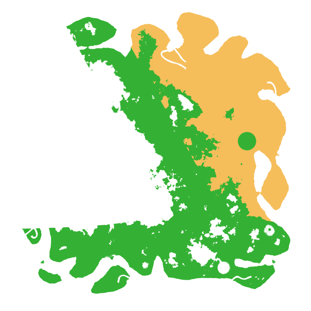 Biome Rust Map: Procedural Map, Size: 4500, Seed: 891339511