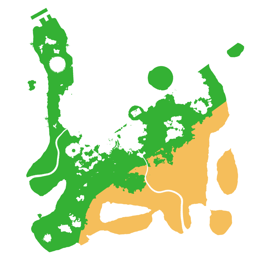 Biome Rust Map: Procedural Map, Size: 3000, Seed: 645256609