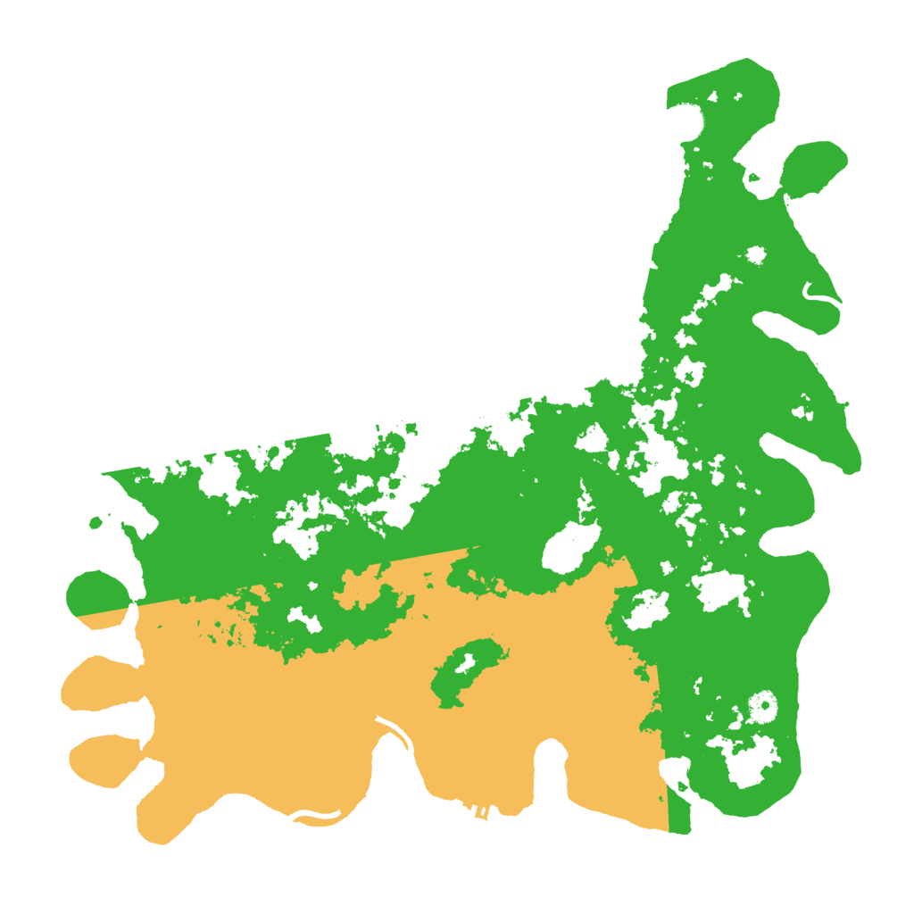 Biome Rust Map: Procedural Map, Size: 4400, Seed: 121240327