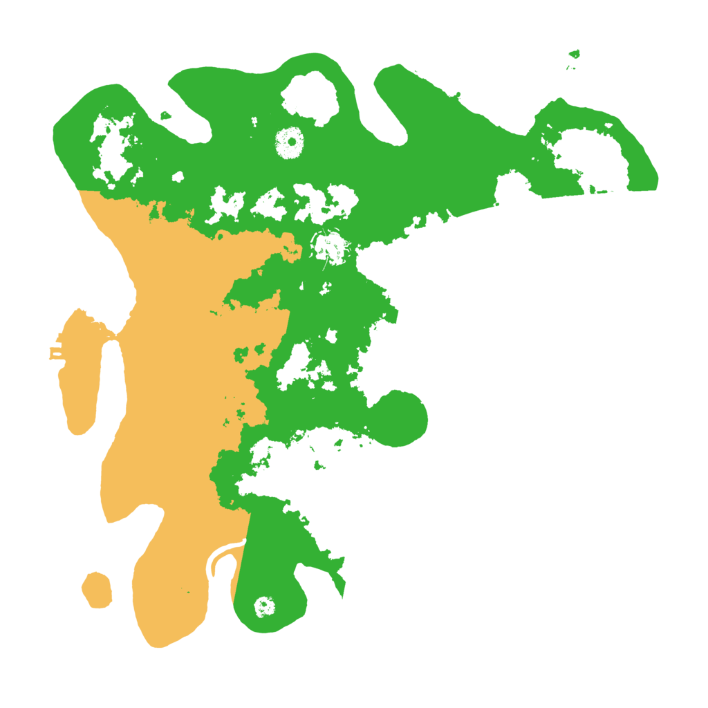 Biome Rust Map: Procedural Map, Size: 3500, Seed: 1341