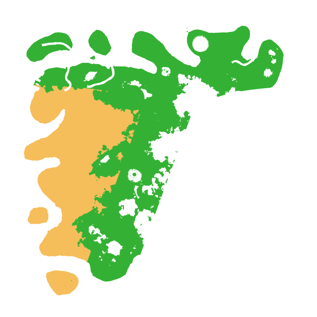 Biome Rust Map: Procedural Map, Size: 3500, Seed: 183344