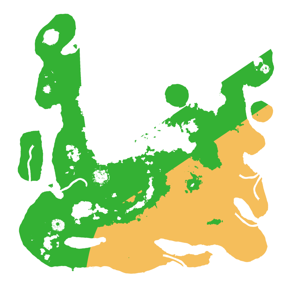 Biome Rust Map: Procedural Map, Size: 3500, Seed: 57783772