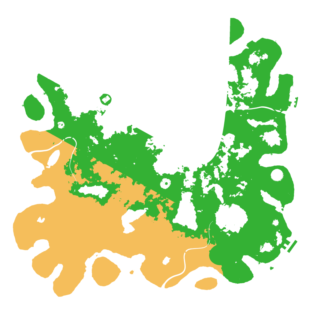 Biome Rust Map: Procedural Map, Size: 4500, Seed: 67832