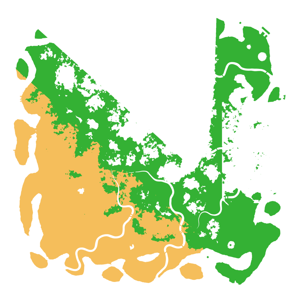 Biome Rust Map: Procedural Map, Size: 6000, Seed: 1019687099