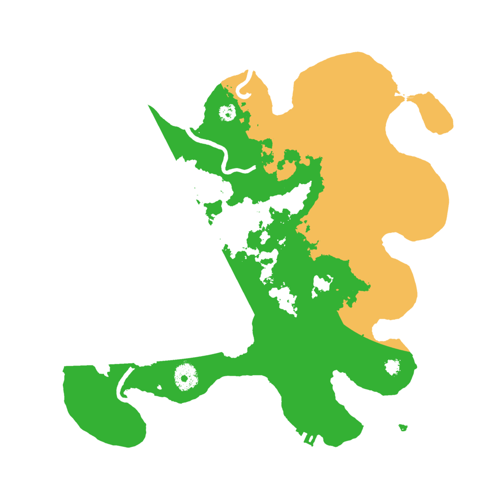 Biome Rust Map: Procedural Map, Size: 3000, Seed: 556305855