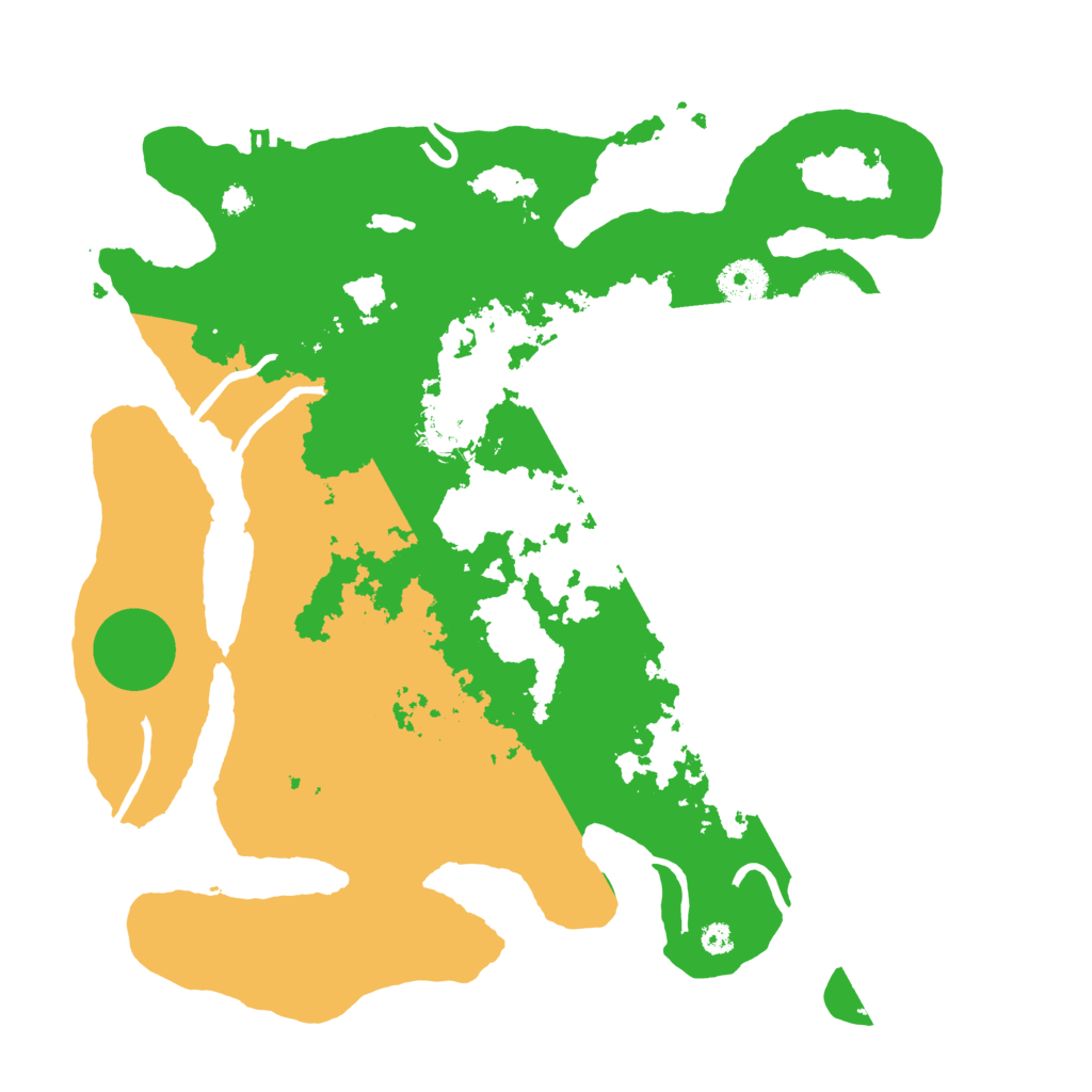 Biome Rust Map: Procedural Map, Size: 3500, Seed: 410269354