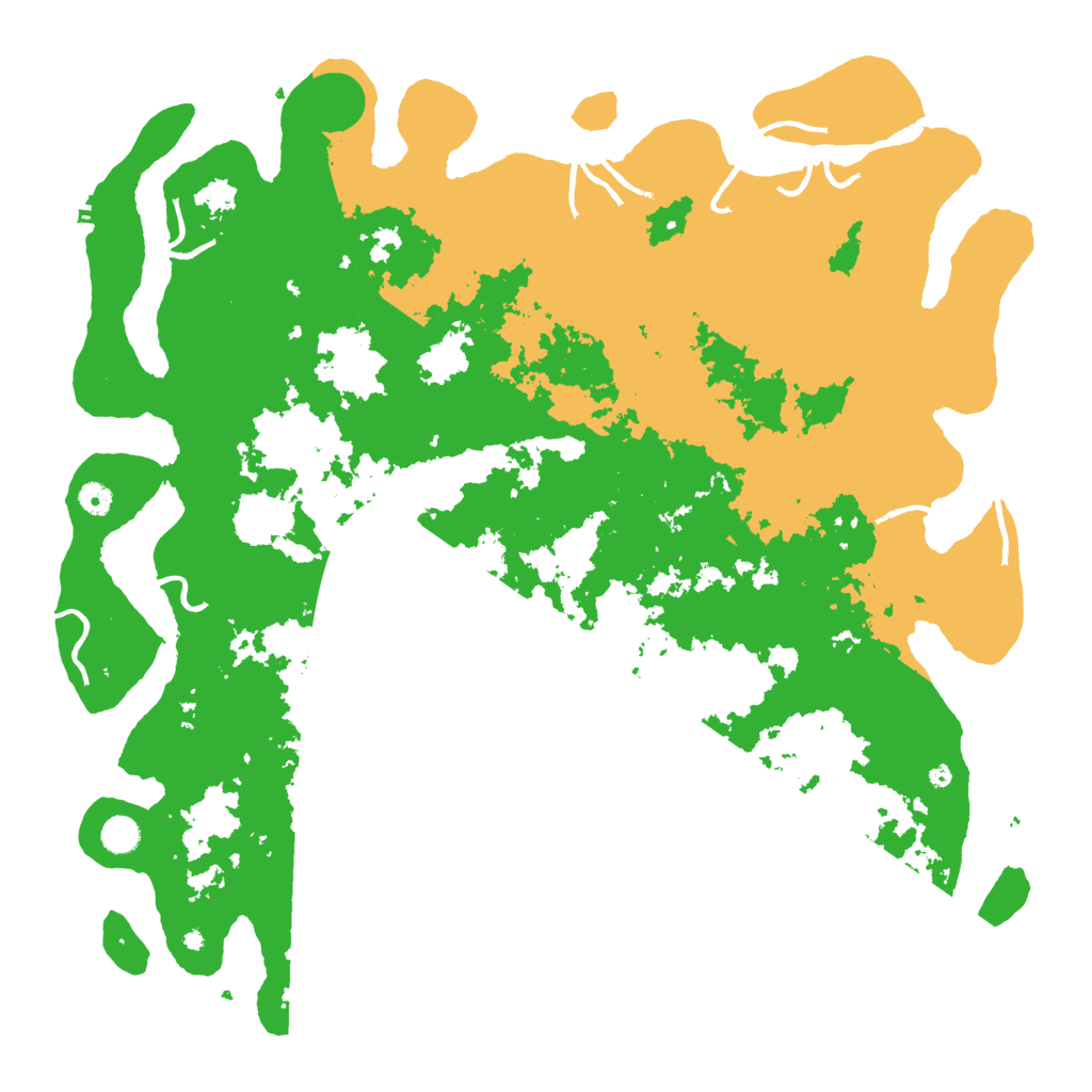 Biome Rust Map: Procedural Map, Size: 5000, Seed: 1227235372