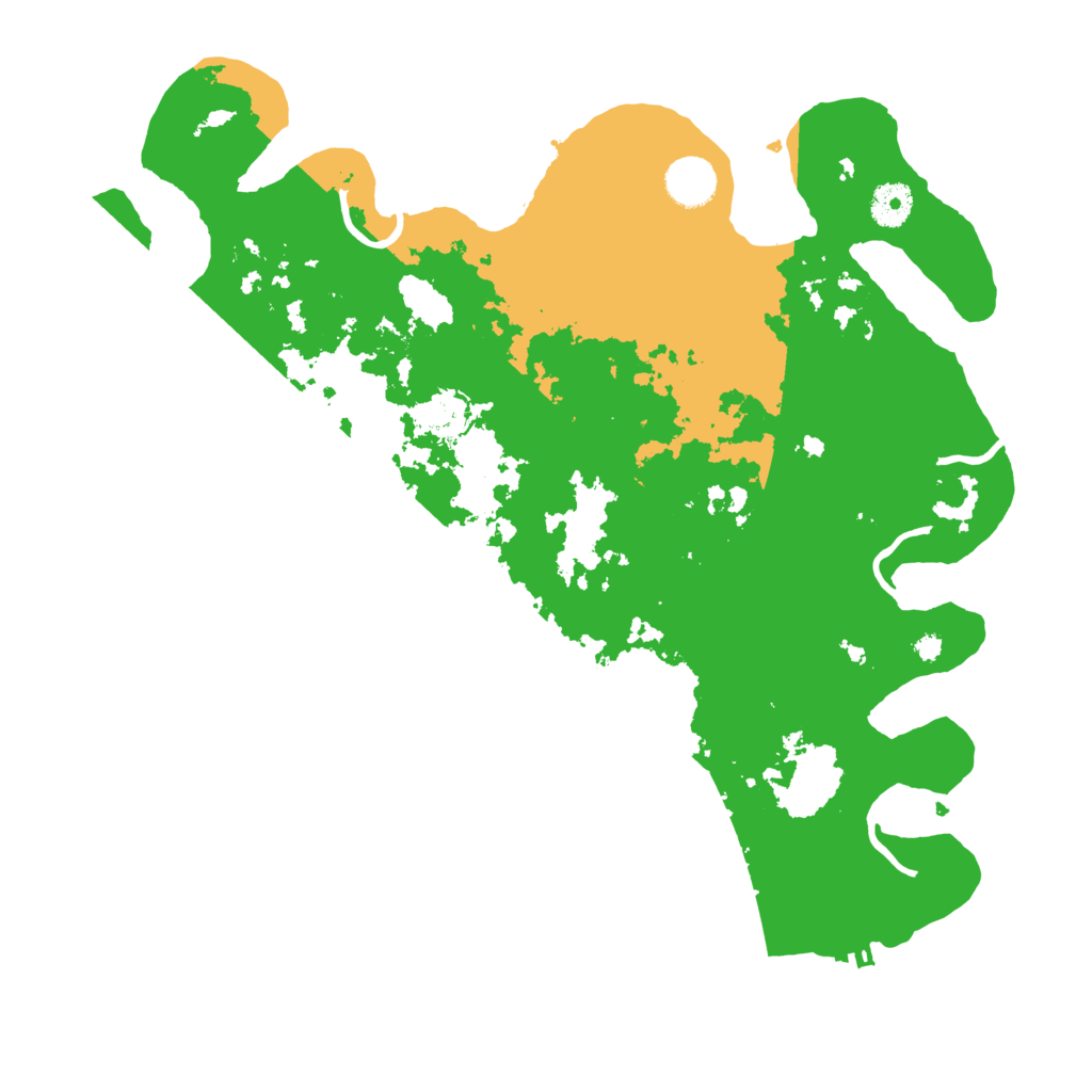 Biome Rust Map: Procedural Map, Size: 3800, Seed: 165