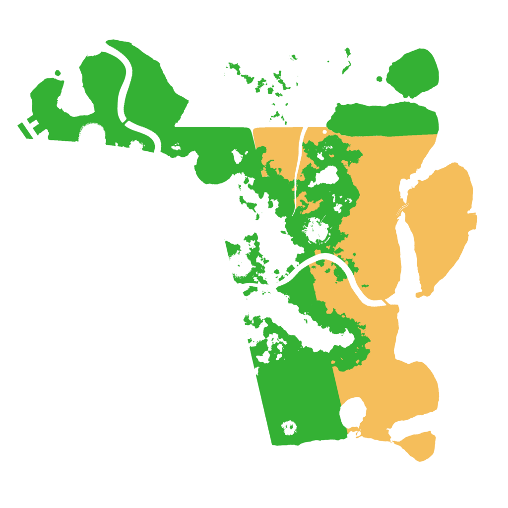 Biome Rust Map: Procedural Map, Size: 3530, Seed: 26845676