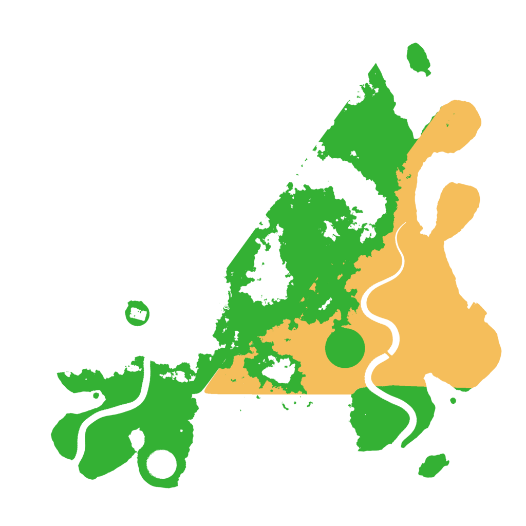 Biome Rust Map: Procedural Map, Size: 3500, Seed: 630203997