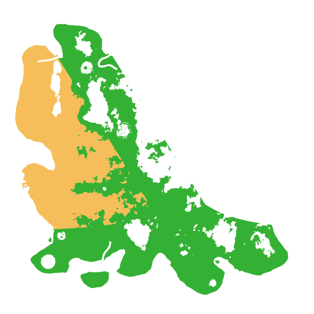 Biome Rust Map: Procedural Map, Size: 3850, Seed: 1078903