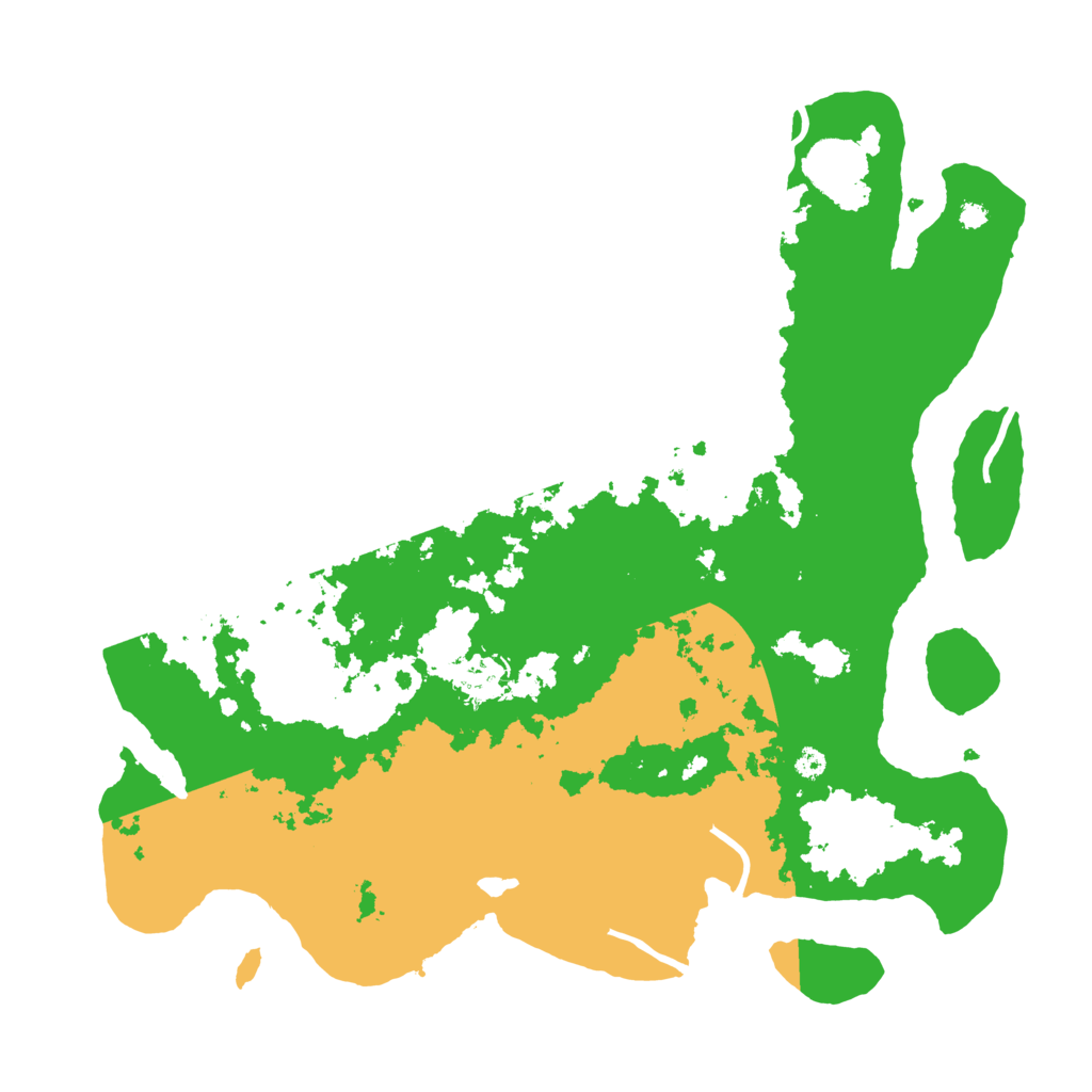 Biome Rust Map: Procedural Map, Size: 3700, Seed: 456345