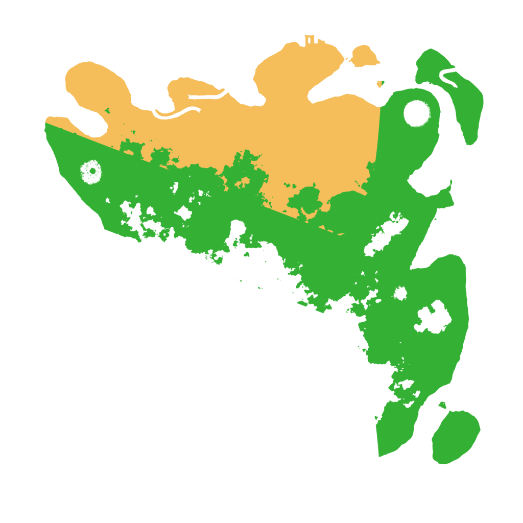 Biome Rust Map: Procedural Map, Size: 3500, Seed: 527890