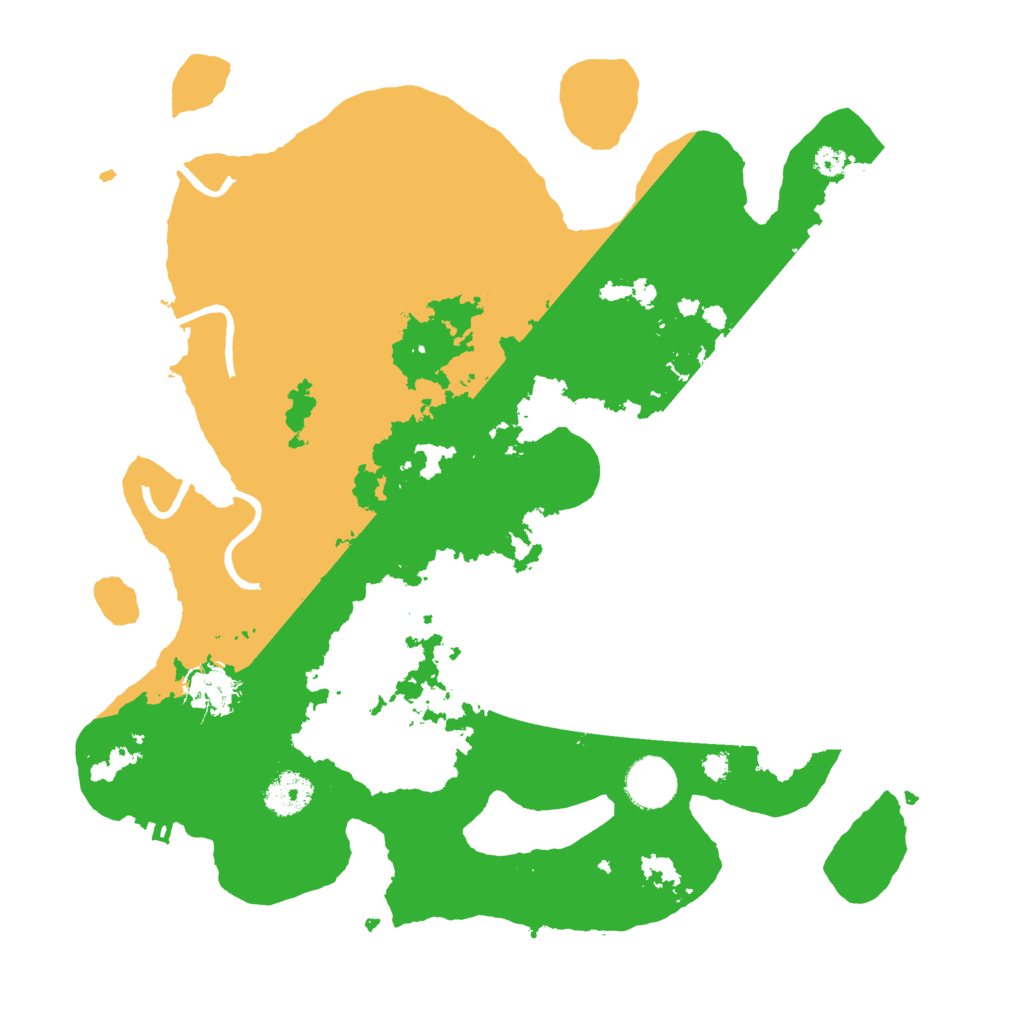 Biome Rust Map: Procedural Map, Size: 3500, Seed: 535639319