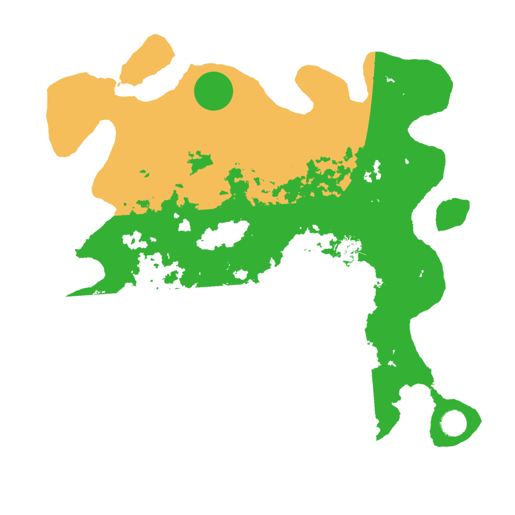 Biome Rust Map: Barren, Size: 3500, Seed: 97