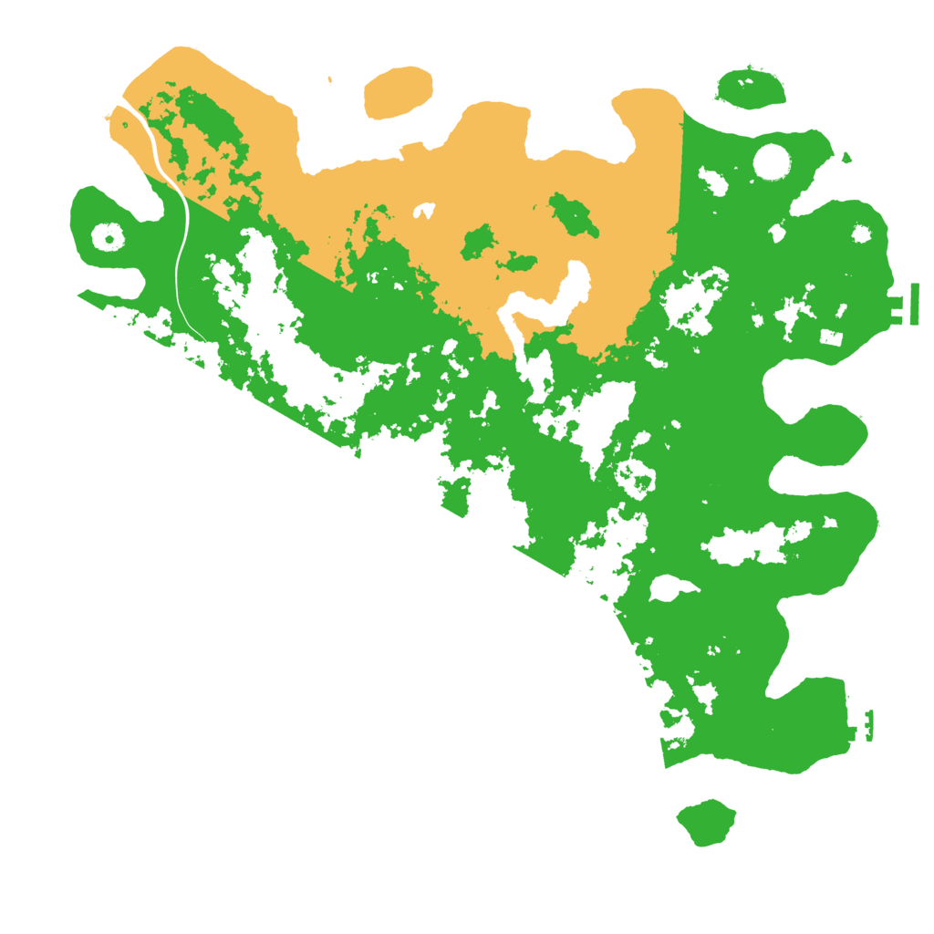 Biome Rust Map: Procedural Map, Size: 4500, Seed: 1562745899