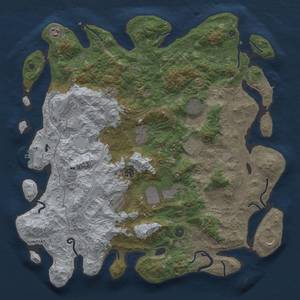 Thumbnail Rust Map: Procedural Map, Size: 4550, Seed: 1888888777, 19 Monuments