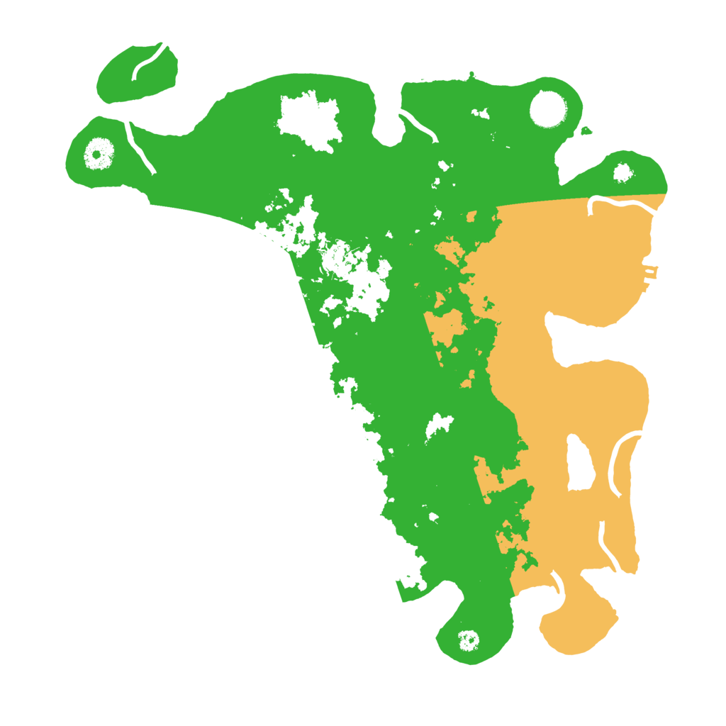 Biome Rust Map: Procedural Map, Size: 3500, Seed: 1266887540