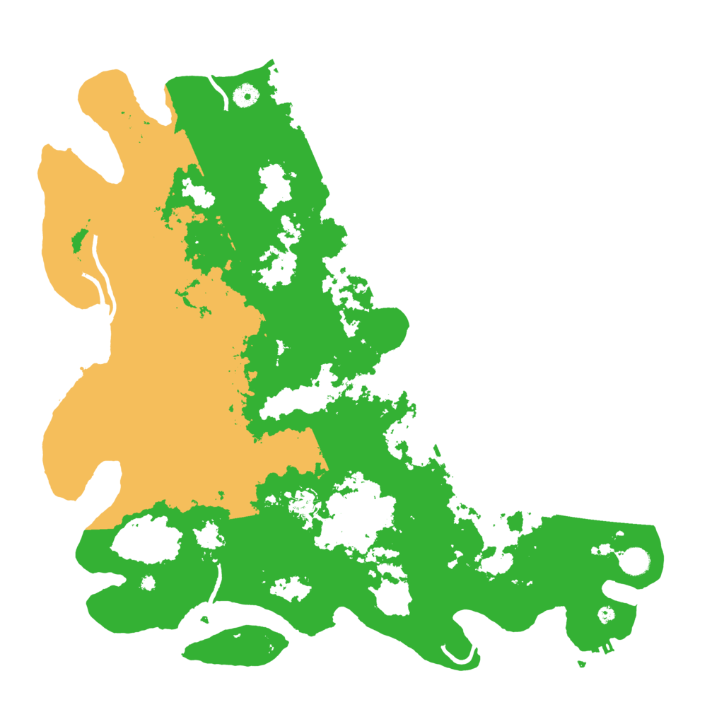 Biome Rust Map: Procedural Map, Size: 4500, Seed: 203742303