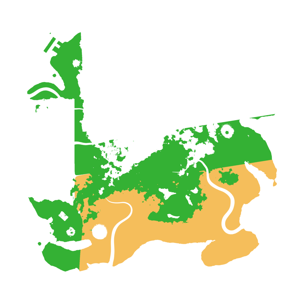 Biome Rust Map: Procedural Map, Size: 3500, Seed: 1824597208